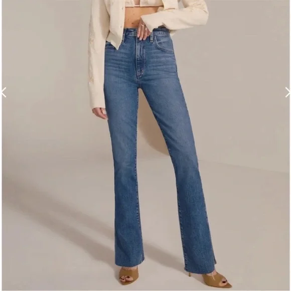 Favorite Daughter Valentina Shortie Petite Cigarette Jeans Size 30 - Picture 2 of 10